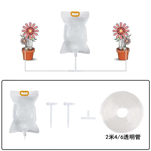Extra Large Plant Drip Irrigation Bag Automatic Watering Bags Self Automatic Watering System Drip Irrigation Device With Adjustable Valve Switch For Gardening Flower Outdoor, Clear