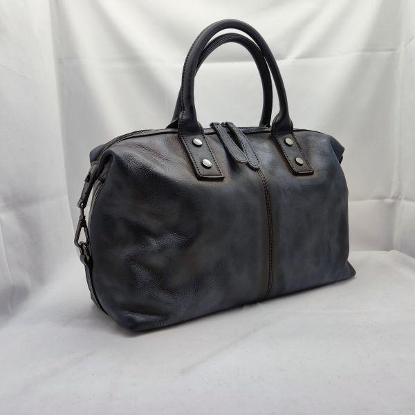 Tipo aberto bolsas de couro genuínas do zíper para as mulheres e os homens FGRE01