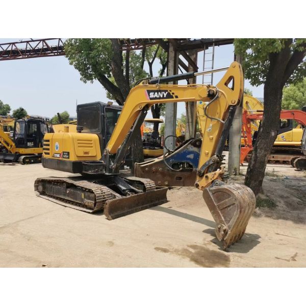 Использованные строительные машины Sany SY60C Crawler Excavator 6 тонн