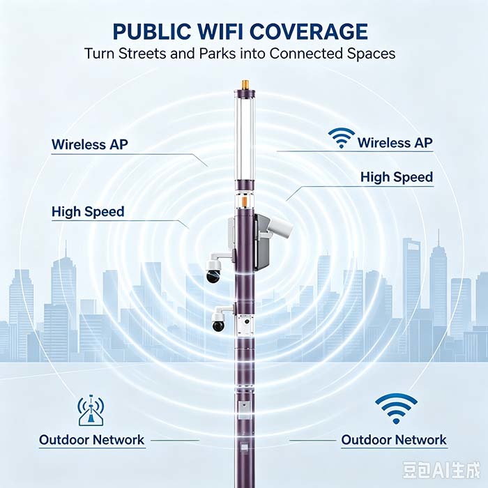 Intelligent Street Pole for Traffic Monitoring and Public Safety