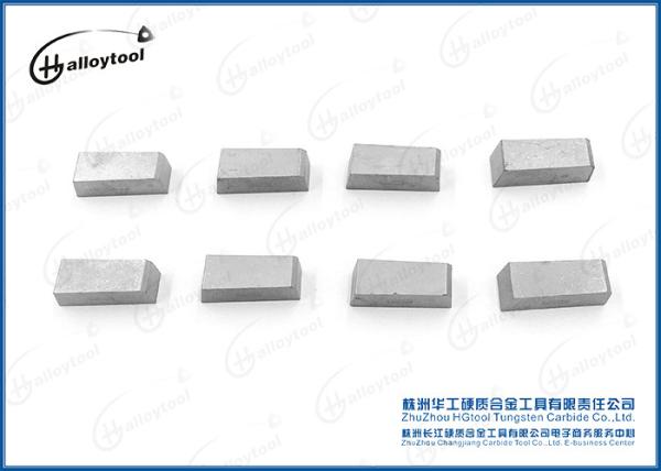Square Welding 93.2 HRA YG20C Tungsten Carbide Tips For Steel