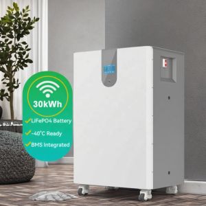 51.2V 600Ah 30kWh LiFePO4 Energy Storage Battery with 8000+ Cycles for Home RV & Off-Grid Cabins
