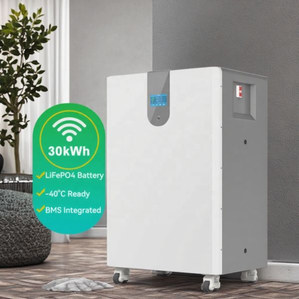 51.2V 600Ah 30kWh LiFePO4 Energy Storage Battery with 8000+ Cycles for Home RV & Off-Grid Cabins