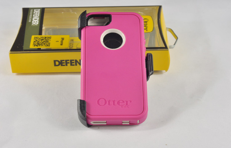 TPE 3 Layers Iphone 5 Hard Shell Case Blush Pink Defender For Outerbox Cases
