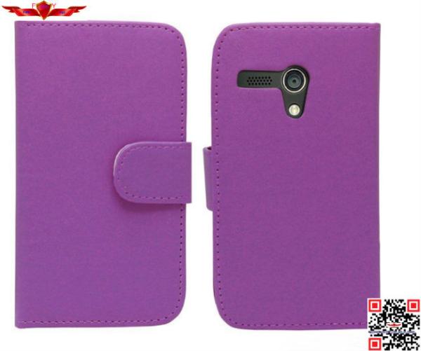 High Quality Performance PU Flip Wallet Leather Cover Cases For MOTO G Multi Color