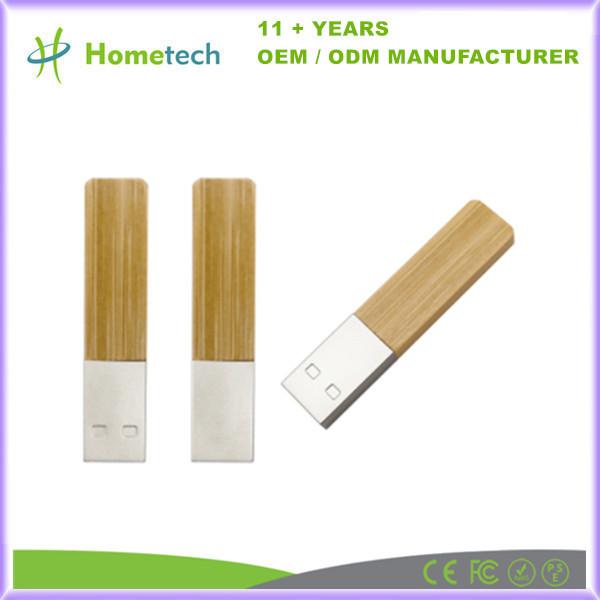 Elegant Custom Wood and Crystal USB Flash Drives Compatible with Windows Mac OS and Linux