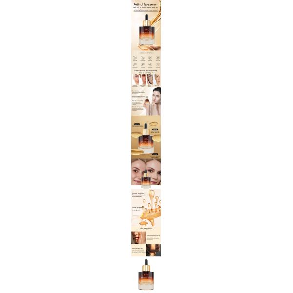 OEM Natural Organic Deep Hydrating Facial Serum Custom Logo Face Retinol Serum