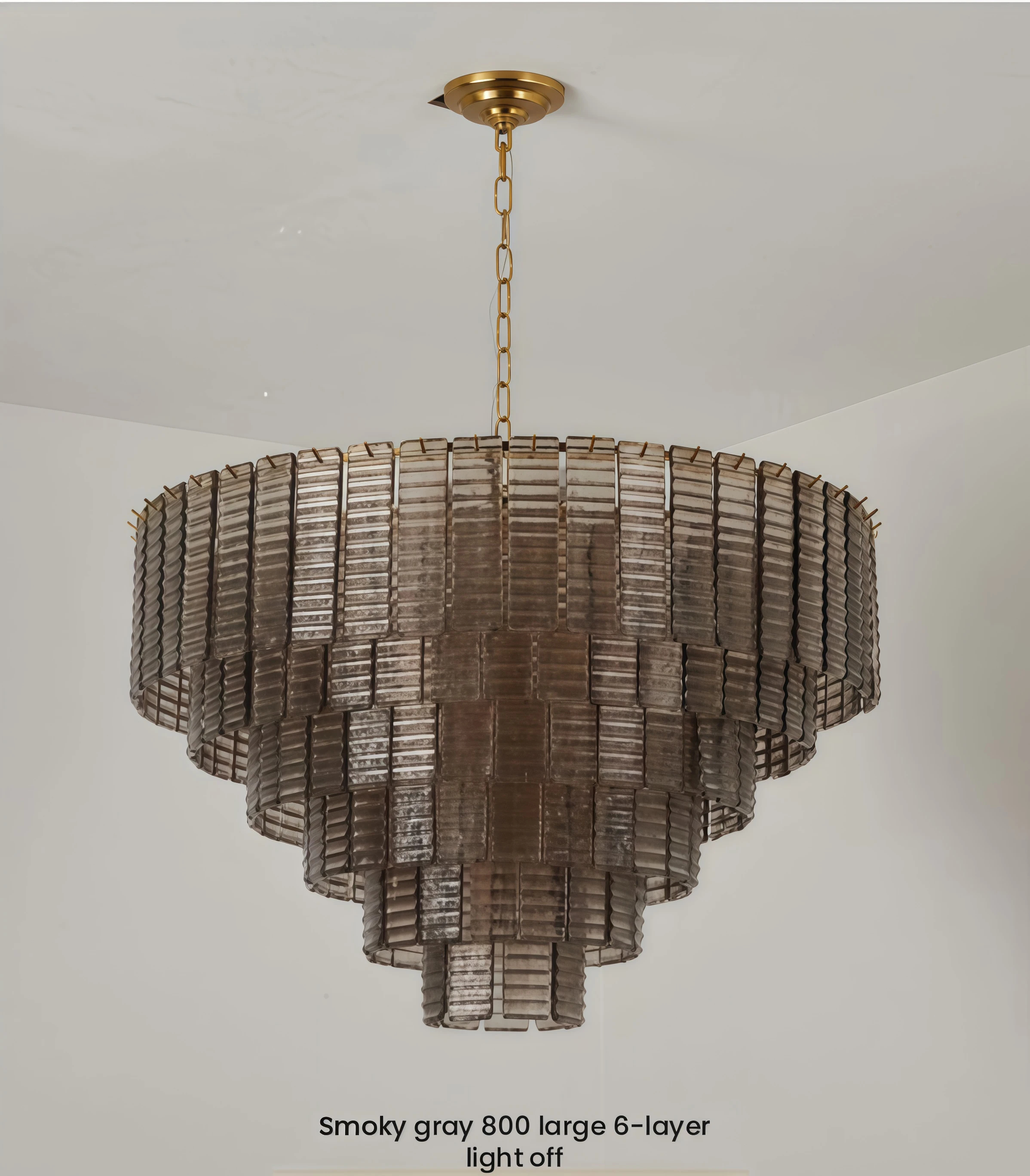 JYLIGHTING Modern Pendant Light Textured Pink Glass Panels in Multiple Stepped Layers Offering Decorative Light and Shadow Effects