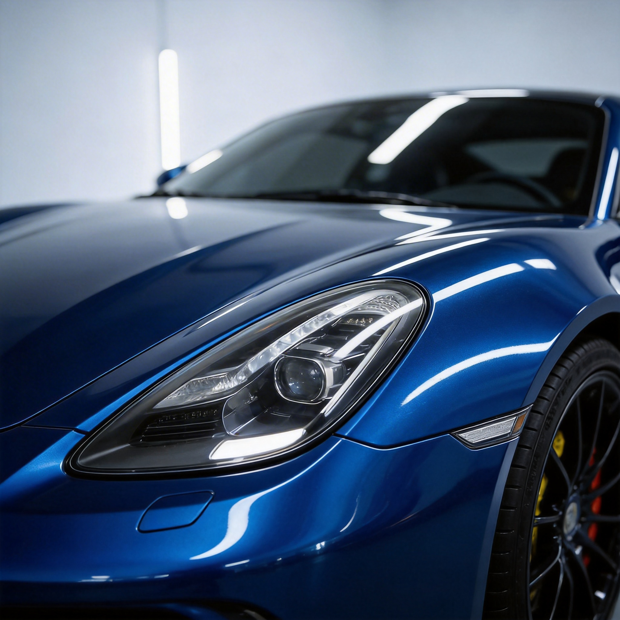 UV Protection Metallic PPF Anti Yellowing Gloss Metallic Vinyl Wrap Shadow Blue