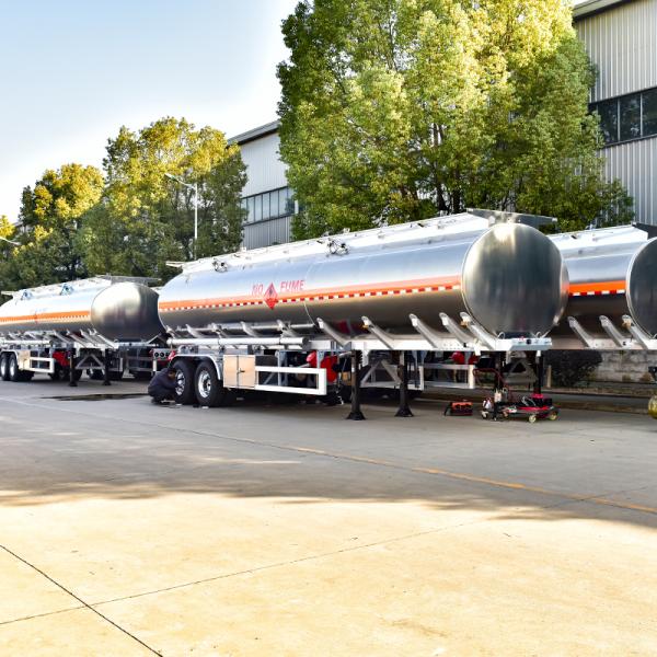 33000L 38000L Semi Trailer Fuel Tank 2 Axle Diesel Oil Crude Oil Palm Oil Gasoline Tank