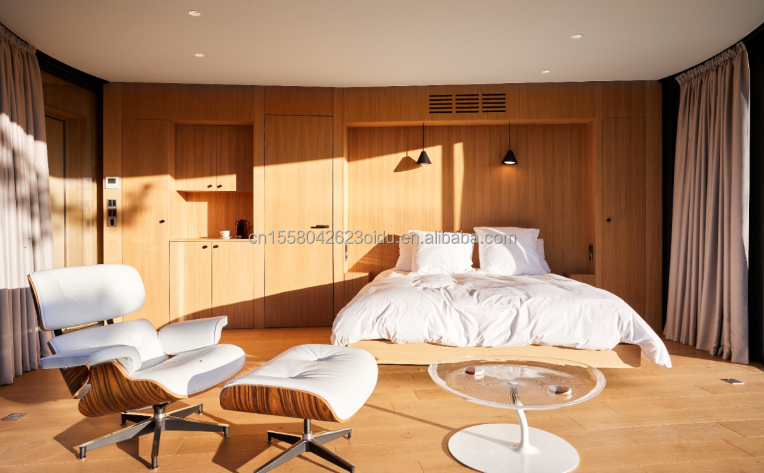 Hoteles Casas de contenedores para hoteles de lujo Casas de madera modernas Estructura de acero Casa redonda Casa Senglin Casa de vacaciones