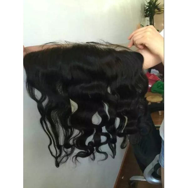 130% Hair Density Ladies Unprocessd Lace Frontal Tangle Free Body Wave