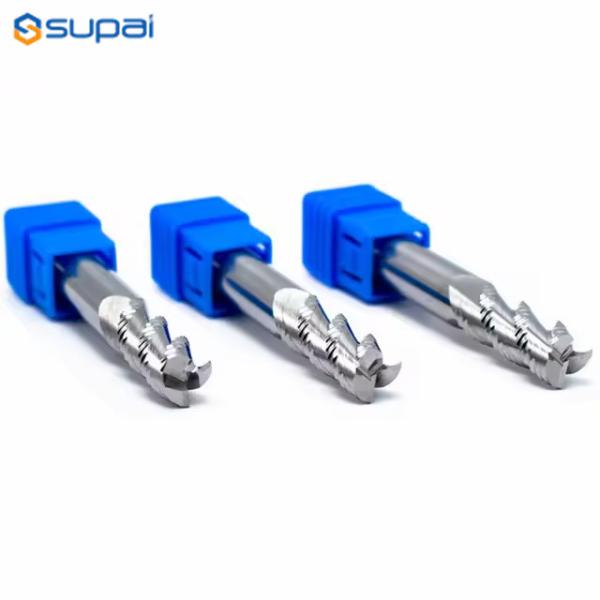 2-1/2 Inch Overall Length Aluminum End Mill With 35°-45° Helix Angle And Center Cutting