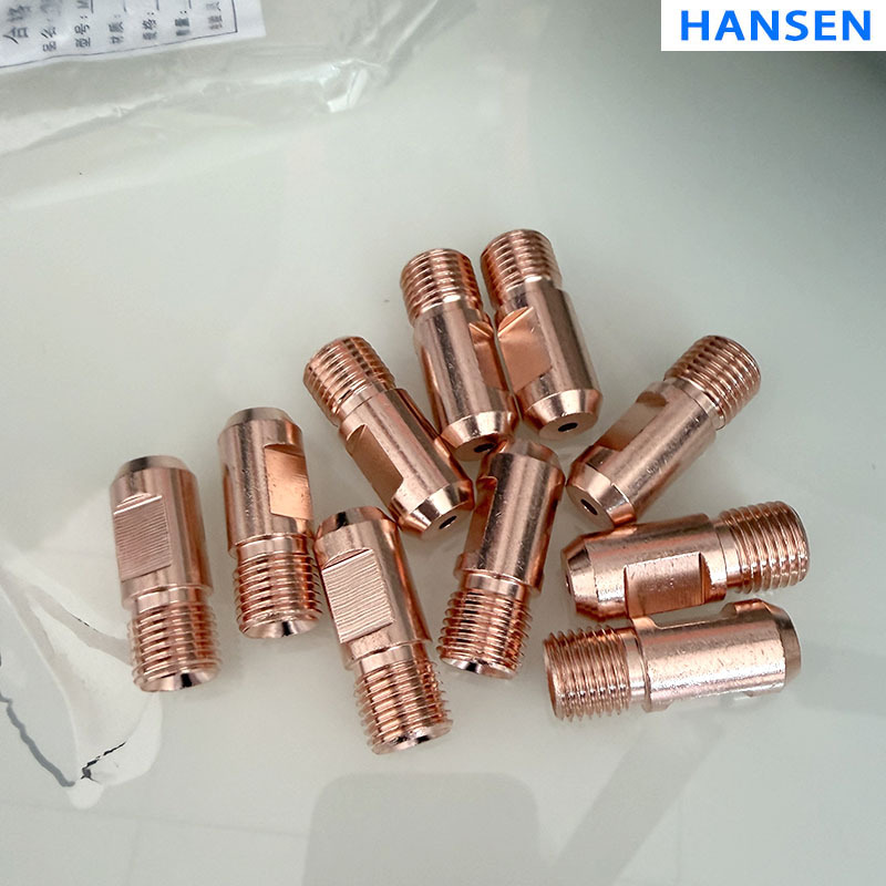 Submerged Arc Welding Contact Tip ，SAW Contact Tip ，M14*1.5 Submerged Arc Contact Tip ，Factory supply M15*1.5 submerged arc welding contact tip , pure copper & chrome zirconium copper optional