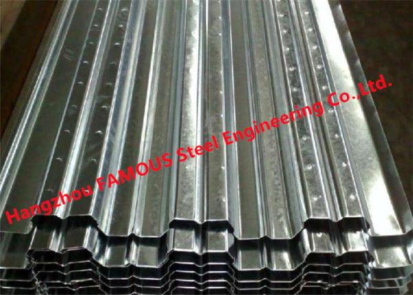 A plataforma de assoalho composta de carregamento de grande resistência galvanizou o metal para a construção da construção de aço