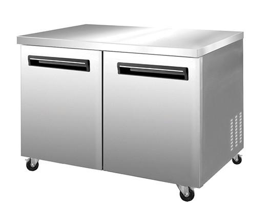 Stainless Steel Commercial Undercounter Freezer Good Temperature Evenness