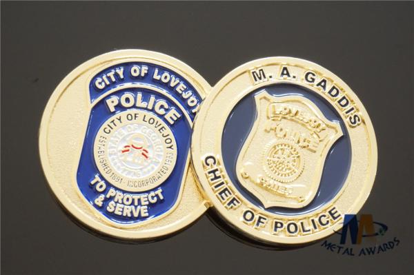 Despoke Two Sides Brass Challenge Coins Background Sandblast For Collection