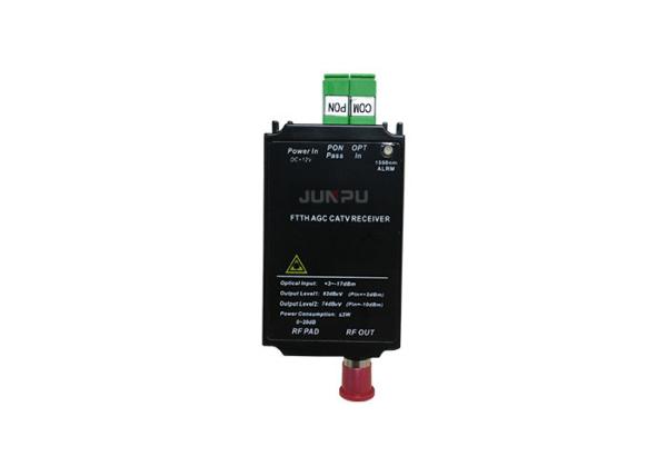 Network 12v Mini Node FTTH Optical Receiver With Wdm In Metal Case