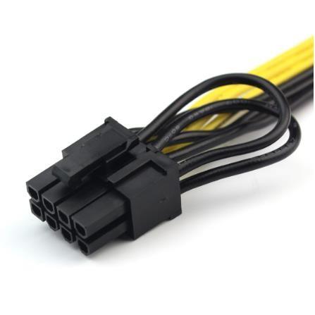 6 cabo distribuidor de corrente de Pin Male To 6+2 Pin Male Spliter PCIE GPU Minig