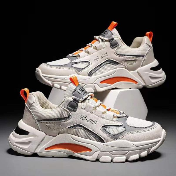 Mens Non Slip Walking Sneakers  M07 With PVC Sole  Breathable