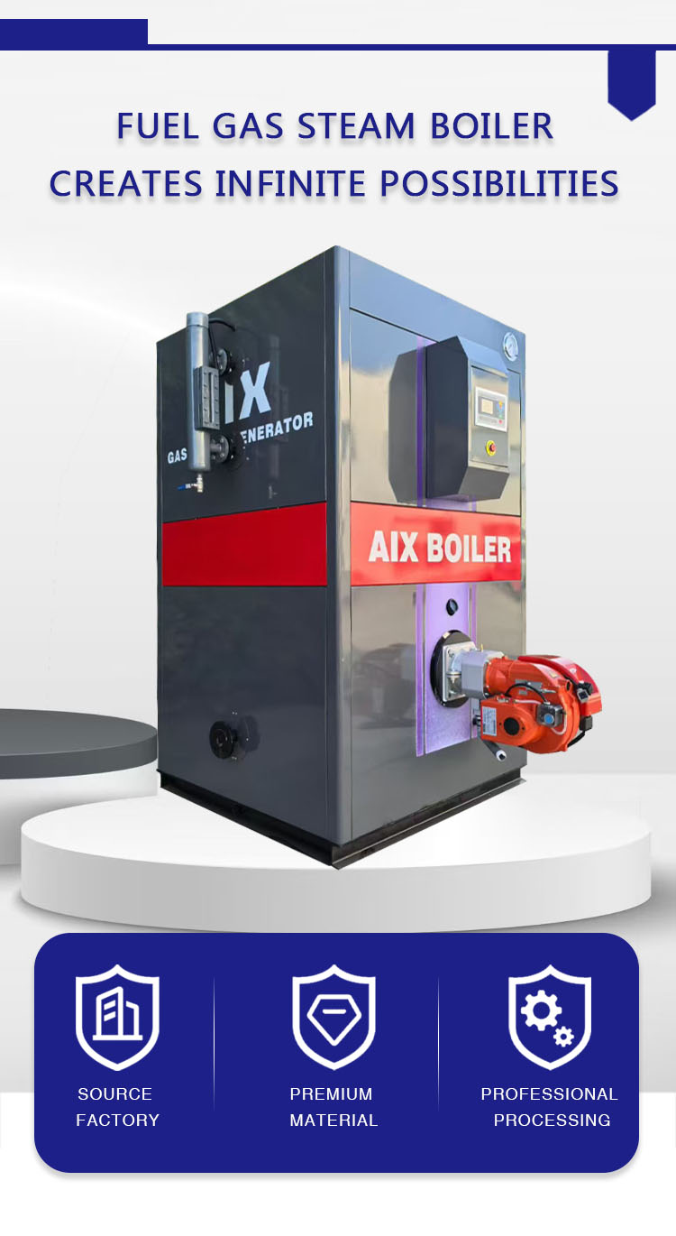 Vertical Steam Boiler 98% Efficiency Fully Automatic Fast Pressure Fuel Saving