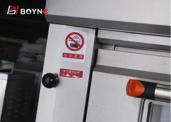 Gás Oven For Bakery Bread Shop de quatro bandejas da plataforma 4 das placas 2