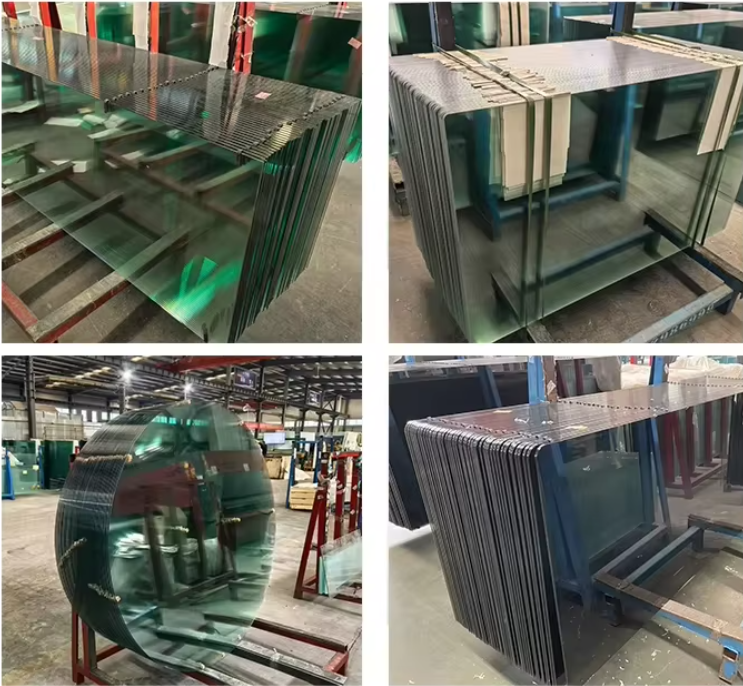 Curved Tempered Glass for Bus Shelters & Architectural Design | Radius Bending Available