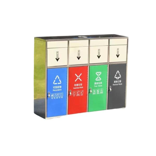 Fire Resistant Trash Bin Cheap Low Price Stainless Steel Trash Bin