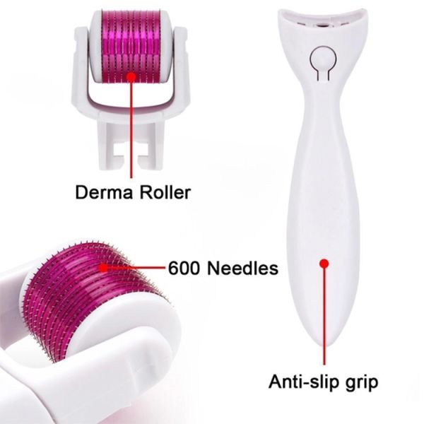 Stainless Steel/Titanium Microneedle Derma Roller 0.2-3.0mm for Skin Rejuvenation