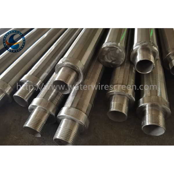 AISI 304 Profile Wire Downhole Slotted Tube For Geothermal Wells