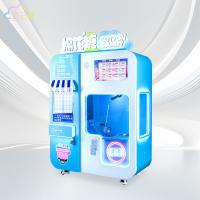 3000W Automatic Candy Floss Vending Machine For Pink / Blue Cotton Candy Delights