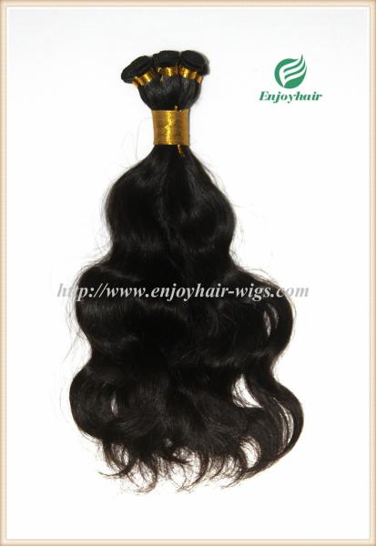 Hand tied weaviing Malaysian virgin remy hair,body wave hair extension no shed no tangle