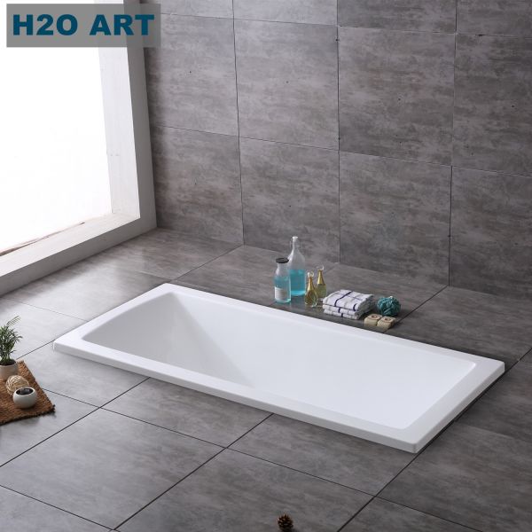 Hand Control Built-in Tub Simple Acrylic Bathtub with Simple Structure and Fashion Design