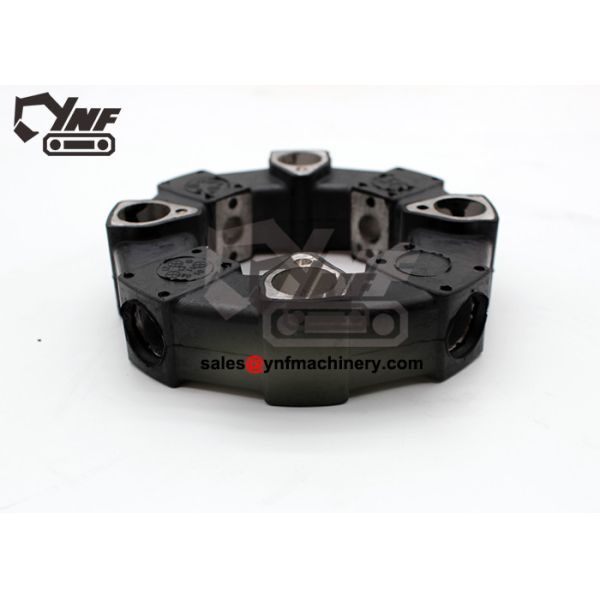 Excavator Hydraulic Pump Coupling Black Color Natural Rubber Coupling