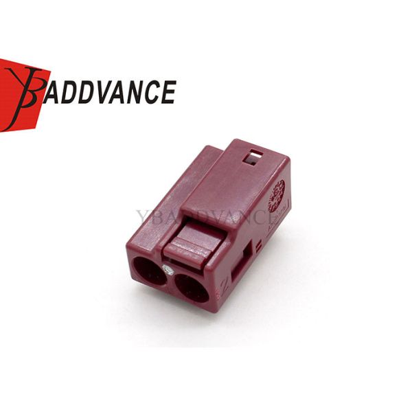 De TE de la conectividad del amperio de los conectores 2 indicadores de alambre plástico del AWG del conector hembra de Pin del rojo 16 - 24