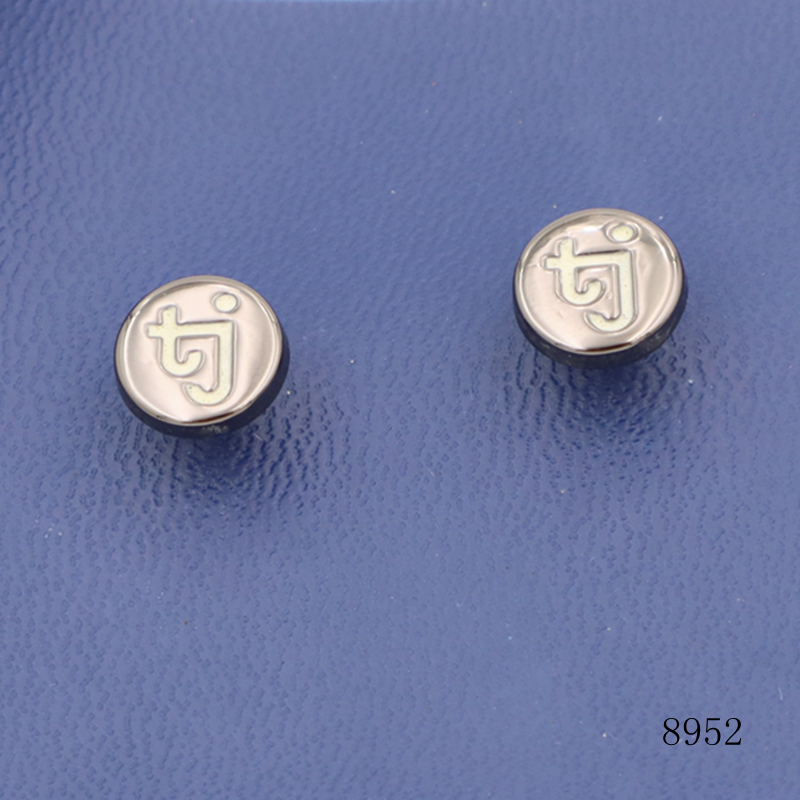 Bag Leather Metal Logo Rivet Quality Custom Logo Rivet Stud Doulbe Cap Rivet for Garment Hat 