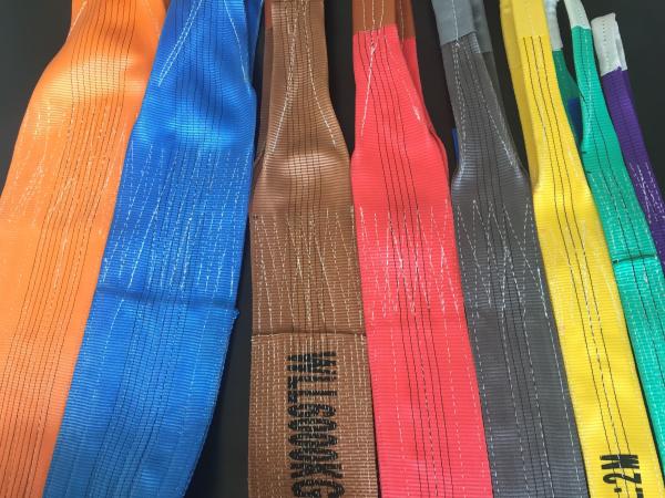 Polyester flat webbing sling , According to EN11492-1 Standard,  CE,GS certificate Approved