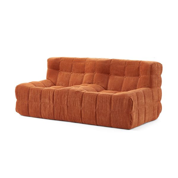 Vacuum Compressed Cloud Sofa Cream Fabric Bubble Chair Single Seat Modern Lazy Floor Couch For Living Room Lounge Furniture