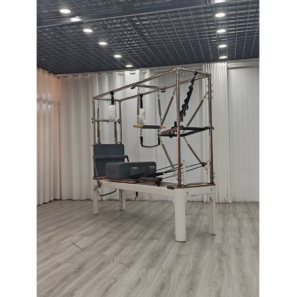 Space Saving Metal Pilates Reformer Handle Aluminum Cadillac Reformer U+PL019CR