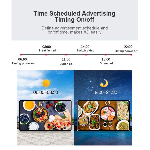 ODM LCD Touch Screen Digital Signage Monitors Led Advertising Signage 1920x1030