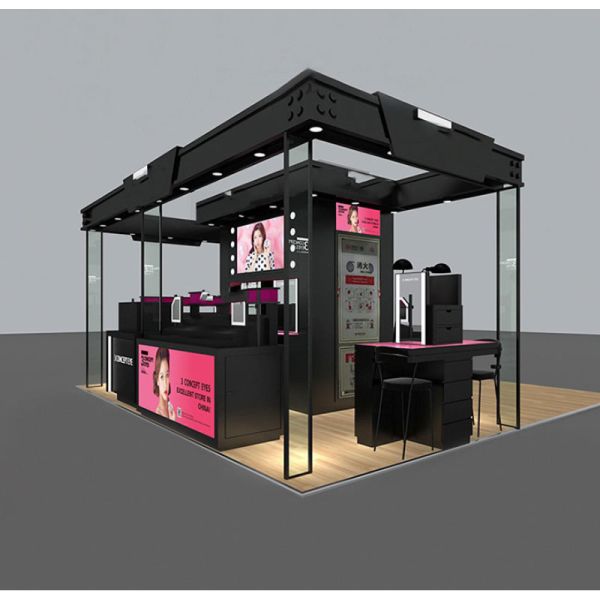 Double-sided Light Duty Cosmetic Store Display Shelves for Shop Counter Design