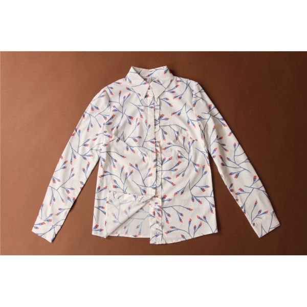 100% Cotton Stockpapa Womens Casual Print Shirts