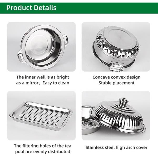 Hot Selling 28 PCS Stainless Steel Kitchen Cookware Cooking Soup Pot Steel Pot Set Insulation Cookware Sets