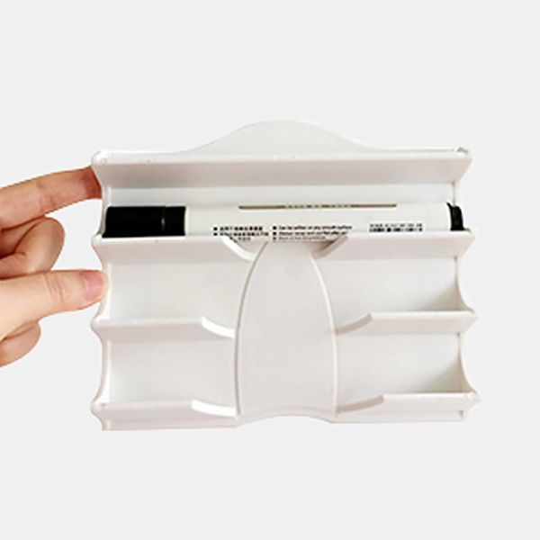 Держатели для ручек для офисных школьных досок ПВХ Держатель для маркеров для белых досок Магнитный