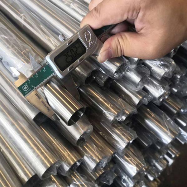 2B Surface Thin Wall Stainless Steel Pipe 201 304 316 316L Grade Length 3000 - 6000mm