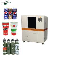 Máquina de impresión digital de inyección de tinta Impresora cilíndrica y cónica para botella de vidrio de plástico Botella térmica de acero inoxidable