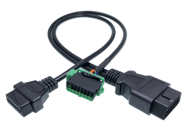 16 Pin OBD2 Y Cable OBD Extension Cable Cord Diagnostic Tool Adapter for Auto Car Vehicle Truck 24V For Opel Year 2000-2008