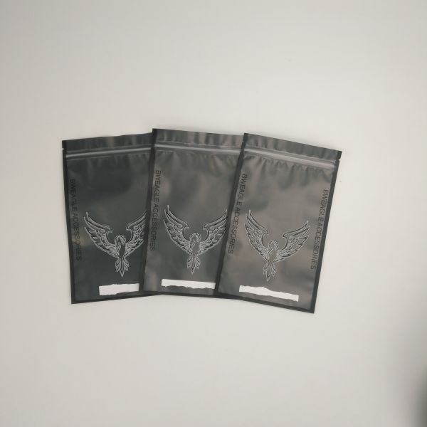 Customized Glossy Earphone Accessories Packaging Bag Earphones Headphones Headsets Packaging Bags With Custom Logo