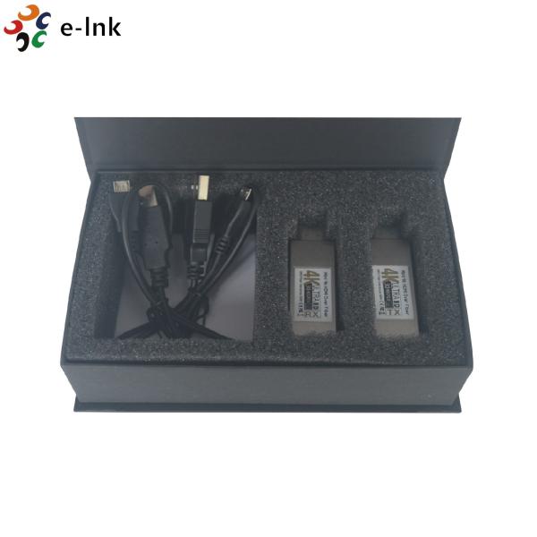Mini prolongamento ótico de 4K HDMI com multi modo 300 medidores de conector do LC