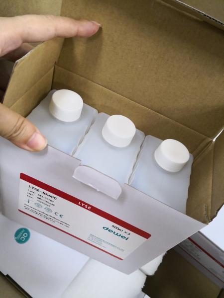 Diluent Lyse Rinse Cell Counter Reagents Nihon Kohden MEK 3 Part ISO CE Approval